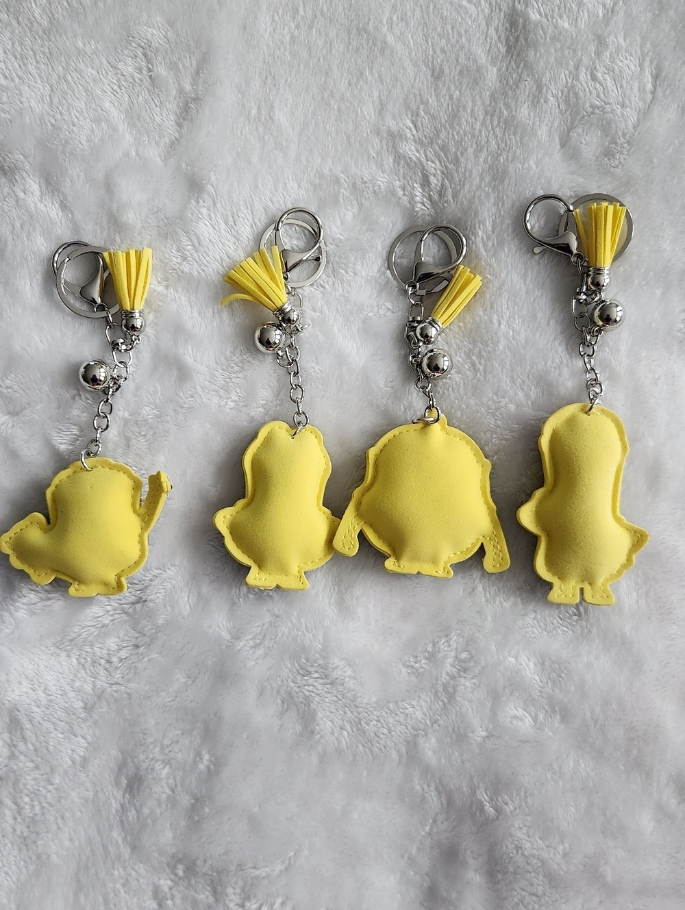 Minions Beaded Keychain Set - Yellow Blue Characters (Set of 4) - Picture 2 of 10
